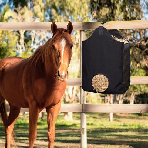 2 Pcs Hay Bags for Horse, Large Capacity Feeding Bag, Goat Hay Feeder, Hay Nets for Sheep, Open Feed Hole Hay Feeder for Slow Feeding in Saudi Arabia