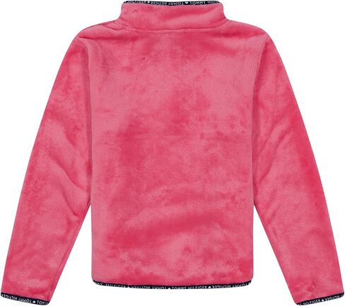 سويت شيرت من الصوف بأكمام طويلة وربع سحاب للفتيات من Tommy Hilfiger، Navy Chipie in Kuwait