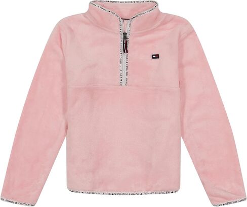 سويت شيرت من الصوف بأكمام طويلة وربع سحاب للفتيات من Tommy Hilfiger، Navy Chipie in Kuwait