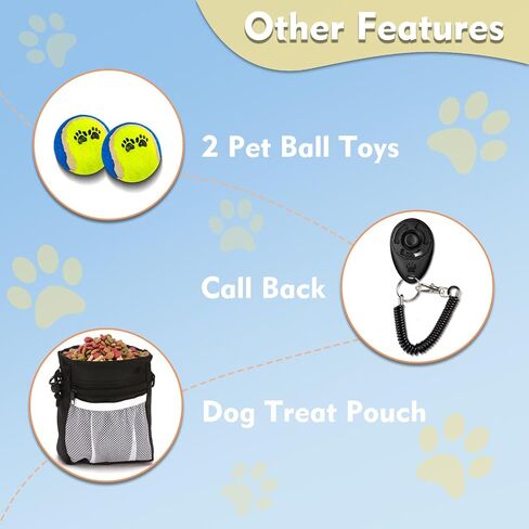 Dog Agility Training Equipment, Dog Agility Course Backyard Set, Pet Outdoor & Indoor Obstacle Course, with Agility Hurdle, Jump Ring, Toy Balls and Storage Bag in Saudi Arabia
