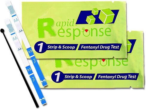 Rapid Response Fentanyl Test Strips - 2 Test Strips Per Pack - #1 Global Selling Fentanyl Strips - Harm Reduction Tool - Overdose Prevention in Saudi Arabia