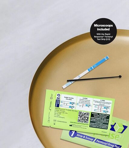 Rapid Response Fentanyl Test Strips - 2 Test Strips Per Pack - #1 Global Selling Fentanyl Strips - Harm Reduction Tool - Overdose Prevention in Saudi Arabia