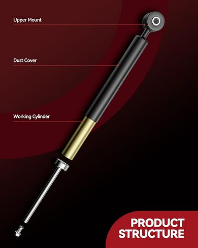 Rear Complete Struts Shocks Absorber with Coil Spring Assembly Replacement for 1997-2005 Century, 1997-2003 Grand Prix, 1997-2004 Regal 2 PCS 171662L 171662R in Kuwait