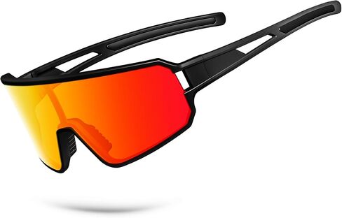 نظارات سبوزون المستقطبة لركوب الدراجات للرجال والنساء، نظارات شمسية للدراجات UV400 - نظارات رياضية لركوب الدراجات والبيسبول والجري MTB in Kuwait
