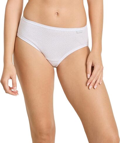 Jockey Women's Underwear Elance Bikini - 6 Pack, Black, 5 in Saudi Arabia