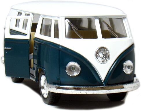KiNSMART 1962 Volkswagen Classic Bus 1:32 مقياس 5 بوصة لعبة مجسمة معدنية مصبوبة سيارة كستنائي in Kuwait