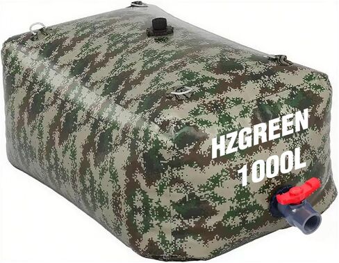 Water Bladder 240L/63G Water Tank Storage Container Foldable Portable Large Capacity Soft Water Bag Suitable for Outdoor Easy to Carry Out in Saudi Arabia