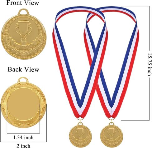 Baseball Softball Medals for Kids,12 Pack Golden Metal Medal Awards Baseball Team, T-Ball, Softball, Baseball Game Sports Day Favors Prizes for Boys Children Adults in Kuwait
