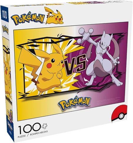 Buffalo Games - Pokemon - Birthday Party - 100 Piece Jigsaw Puzzle for Families -Challenging Puzzle Perfect for Game Nights - Finished Size is 15.00 x 11.00 in Saudi Arabia