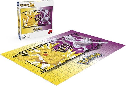 Buffalo Games - Pokemon - Birthday Party - 100 Piece Jigsaw Puzzle for Families -Challenging Puzzle Perfect for Game Nights - Finished Size is 15.00 x 11.00 in Saudi Arabia
