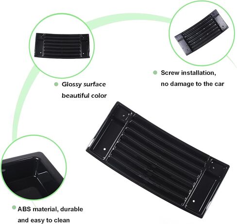 Front Hood Deck Vent Panel Grille Hood Trim Cover Fit for Hummer H2 2003-2009 Accessories, Hood Top Trim Cover (Bright) in Saudi Arabia
