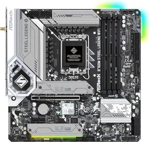 اللوحة الأم آسروك B760M ستيل ليجيند واي فاي in Kuwait