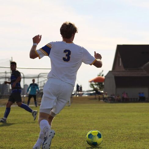 Size 5 Soccer Ball Official for Adult Youths, Training Match Soccer Balls Outdoor Indoor Sport with Pump in Kuwait