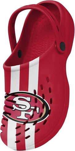 FOCO Pittsburgh Steelers NFL Mens Team Stripe Clog مع حزام - XL in Saudi Arabia