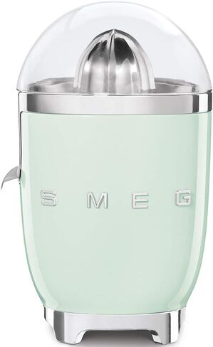 SMEG 50's Retro Style Citrus Juicer with Drip Free Spout, Automatic Activation, and Efficient Straining, Black in Kuwait