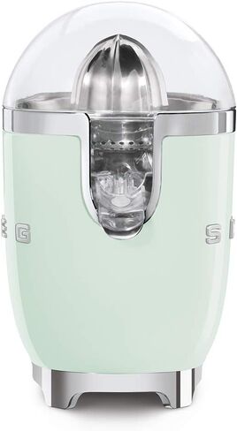 SMEG 50's Retro Style Citrus Juicer with Drip Free Spout, Automatic Activation, and Efficient Straining, Black in Kuwait