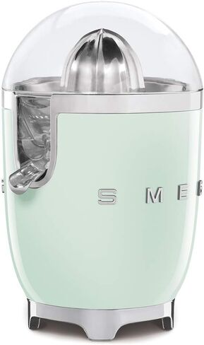 SMEG 50's Retro Style Citrus Juicer with Drip Free Spout, Automatic Activation, and Efficient Straining, Black in Kuwait