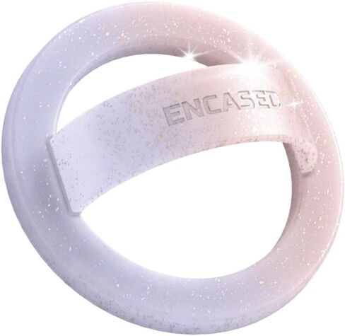 Encased Magnetic Phone Grip Holder (Compatible with MagSafe) Thin Silicone Finger Loop Ring for iPhone (Glitter) in Saudi Arabia