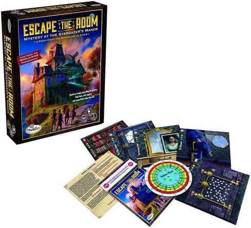ThinkFun Escape the Room Stargazer's Manor - تجربة غرفة الهروب في صندوق لعمر 10 سنوات فما فوق in Saudi Arabia