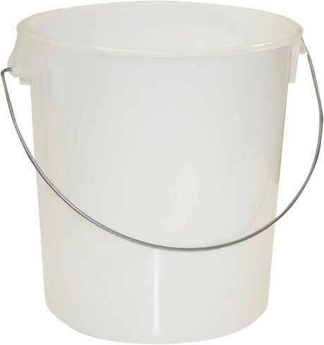 Rubbermaid Commercial Products Plastic Round Food Storage Container for Kitchen/Food Prep/Storing, 18 Quart, Clear, Container Only (FG572724CLR) in Saudi Arabia