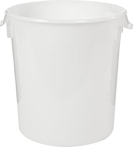 Rubbermaid Commercial Products Plastic Round Food Storage Container for Kitchen/Food Prep/Storing, 18 Quart, Clear, Container Only (FG572724CLR) in Saudi Arabia