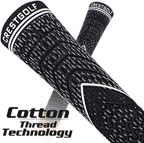 Multi -Compound Golf Grips, Standard/Mid Size All-Weather Control Thread Technology Rubber Combine with Carbon Yard, Anti-Slip-Set of 13 in Kuwait