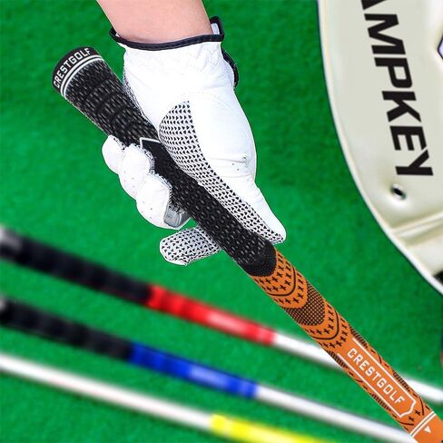 Multi -Compound Golf Grips, Standard/Mid Size All-Weather Control Thread Technology Rubber Combine with Carbon Yard, Anti-Slip-Set of 13 in Kuwait