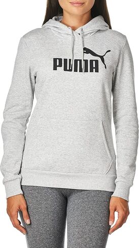 PUMA Women's Essentials Logo Fleece Hoodie (Available in Plus Sizes), Astro Red, Large in Saudi Arabia