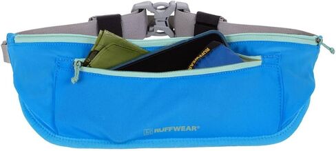 Ruffwear، حزام Trail Runner، قابل للتعديل بدون استخدام اليدين مع جيب، حمام سباحة أزرق، كبير/كبير جدًا in Kuwait