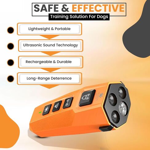 PNG Dog Bark Deterrent Device | Anti Barking Device for Dogs | Dog Training & Behavior Aids | Ultrasonic Bark Stopper with LED Flashlight | Dog Whistle to Stop Barking Neighbors Dog in Saudi Arabia