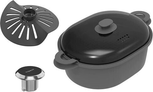 TOKIT Omni Cook C2 Chef Robot, Smart Cooking Machine - Slow Cooker, Stand Mixer, Chopper, Juicer, Blender, Sous-Vide, Knead, Sauté, Yogurt Maker, 3000+ Free Recipes, Weigh, 10 Speed, 95°F-356℉, 2.3QT in Saudi Arabia