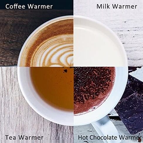 Coffee Warmer, Mug Warmer for Desk 2 Temp Settings Auto Off Coffee Cup Warmer with 1-12H Timer, Smart Coffee Warmer Candle Warmer for Warming & Heating Coffee, Beverage, Milk, Tea in Kuwait