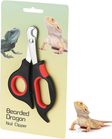 Bearded Dragon Nail Clippers,Stainless Steel Bearded Dragon Toe Nail Clippers with Precise Angled Edges,Professional Grooming Pet Tool for Reptile Nail Clippers Bearded Dragon in Saudi Arabia