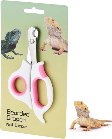 Bearded Dragon Nail Clippers,Stainless Steel Bearded Dragon Toe Nail Clippers with Precise Angled Edges,Professional Grooming Pet Tool for Reptile Nail Clippers Bearded Dragon in Saudi Arabia