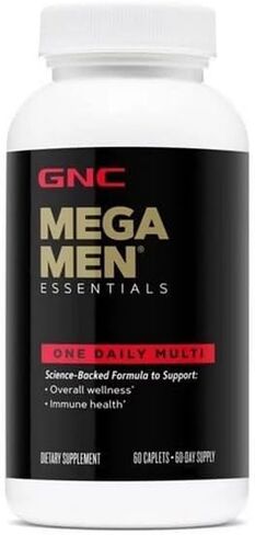 GNC Mega Men Essentials Energy One Daily Multivitamin | Increased Energy, Metabolism, Antioxidants, and Performance | 150 Count in Saudi Arabia