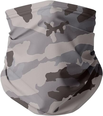 Thermajane Fleece Neck Warmer | Neck Warmers for Women | Neck Gaiters for Women | Buff | Face Mask for Cold Weather | Ski Mask, Grey (2 Pack) in Saudi Arabia