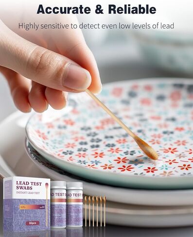 Pawfly 2024 All-New Lead Test Swab Kit Rapid Home Testing Swabs 30-Second Results, Instant Lead Testing Swabs Kit for House Painted Surfaces, Dishes, Metal, Toys, Jewelry and Wood, 30 Swabs in Saudi Arabia