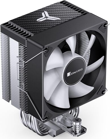 JONSBO CR1400 EVO White Color 9cm CPU Cooler, H130mm, Air Cooling Tower Radiator, Silent heatsink, 4pin Automatic Light CPU Fan,4 Copper Heatpipes AMD AM4/AM5 Intel LGA1700, 92mm RGB Fan, White in Kuwait