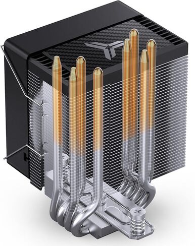 JONSBO CR1400 EVO White Color 9cm CPU Cooler, H130mm, Air Cooling Tower Radiator, Silent heatsink, 4pin Automatic Light CPU Fan,4 Copper Heatpipes AMD AM4/AM5 Intel LGA1700, 92mm RGB Fan, White in Kuwait