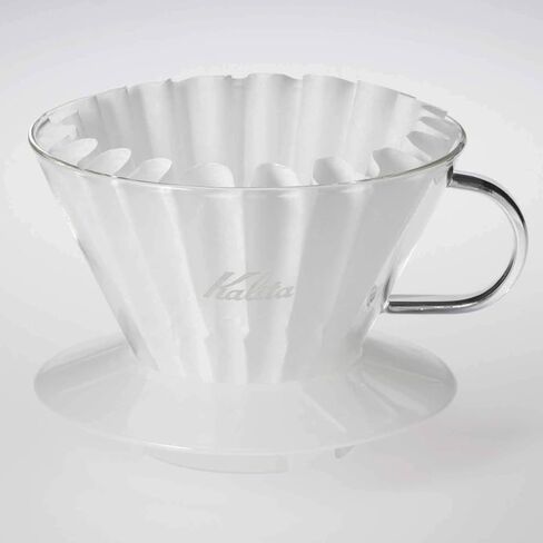 カリタ(Kalita) Carita WDG-185 منقط زجاجي من سلسلة Coffee Wave لعدد 2-4 أشخاص، شفاف #05112 in Kuwait