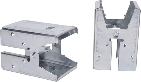 Century Drill & Tool 72998 2x4 Saw Horse Brackets, Set of 8, Galvanized, Compact Storage in Saudi Arabia