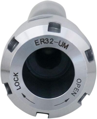 Accusize Industrial Tools 12 قطعة Er-32 Collet Set بالإضافة إلى 1 قطعة R8 Bridgeport Shank حامل ومفتاح ربط في صندوق مناسب، 0223-0974 in Saudi Arabia