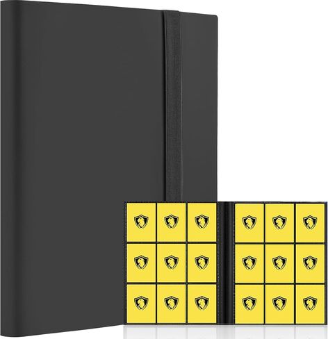 9 Pocket Card Binder, Premium Zip Trading Card Binder, 360 Double Sided Pocket PU Collection Binder, Collector Album, Card Folder for MTG, TCG, Sports Cards, (Pink) in Kuwait
