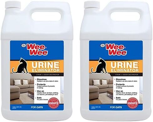 Four Paws Wee-Wee Cat Urine Eliminator Stain and Odor Destroyer 128 Ounces in Kuwait