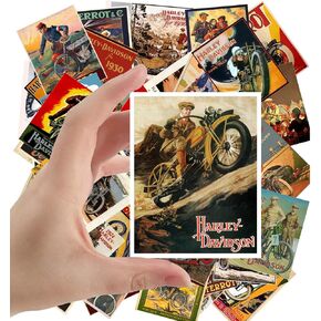 Large Stickers (24 pcs 2.5"x3.5") Vintage Travel Posters Ocean Cruises Sea Liner