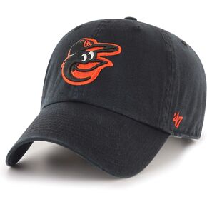 MLB Baltimore Orioles '47 Clean Up Adjustable Hat, Black, One Size