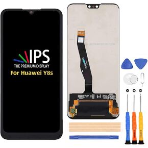 for Huawei Y8s LCD Display Replacement 6.5 inch JKM-LX1,JKM-LX2,JKM-LX3 Touch Screen Replacement Glass Digitizer Full Assembly with Repair Tool Kits in Kuwait