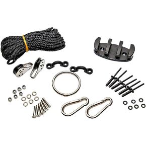Canoe Anchor Trolley Kit with Steel Ring