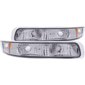 AnzoUSA 511064 Clear Parking Light with Amber Reflector - (Sold in Pairs)