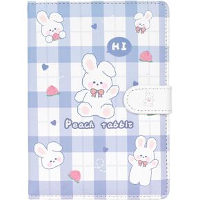 Cute Cartoon Notebook Kawaii Journal Notebook Japanese Sketchbook Leather Cover Diary Notepad Travel Notebook,Green